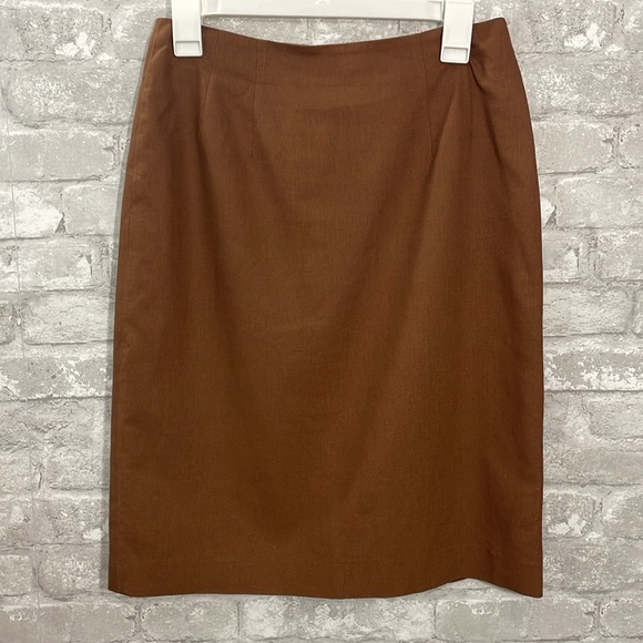 Chadwicks Linen Blend Blazer and Skirt Set - Picture 7 of 11